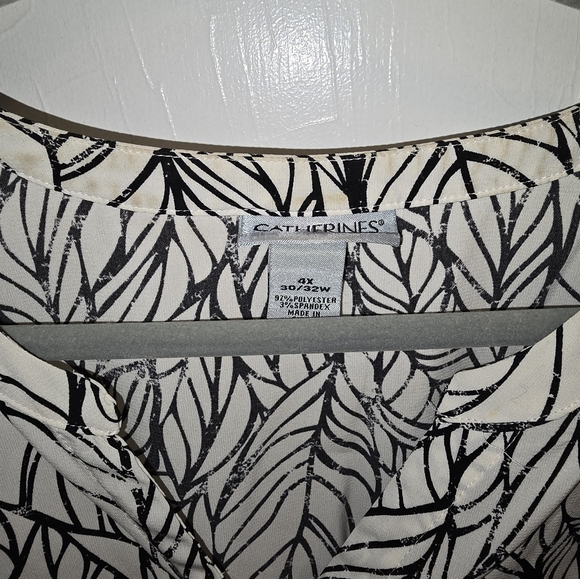 Catherines 4x Button-up Blouse - Picture 5 of 5